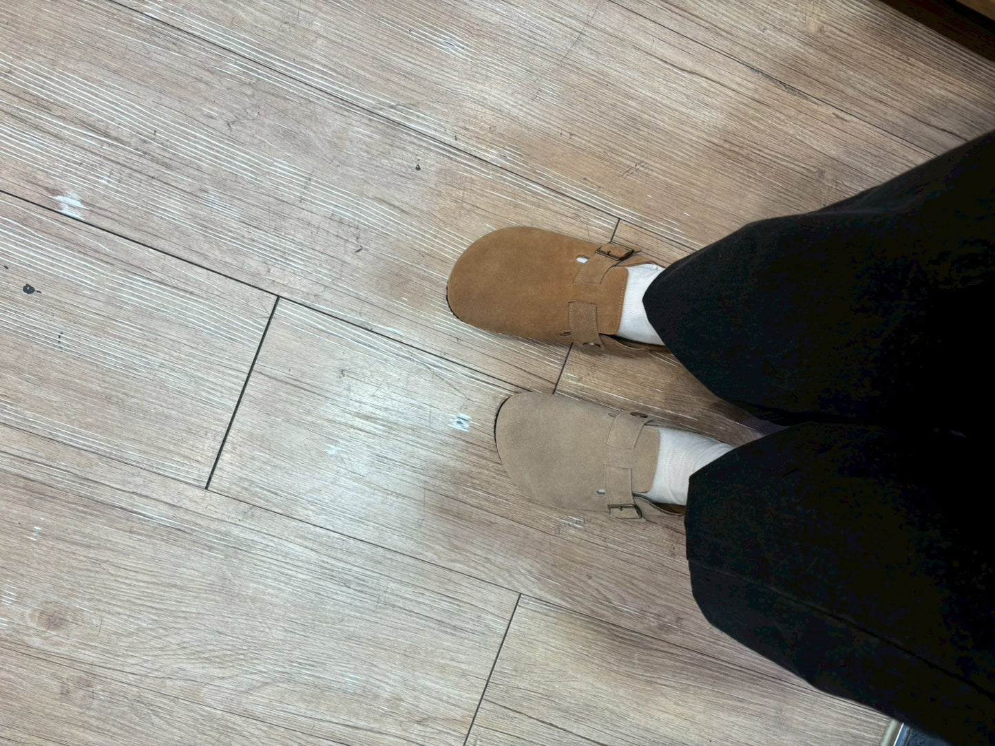 SE434 真皮休閒穆勒鞋