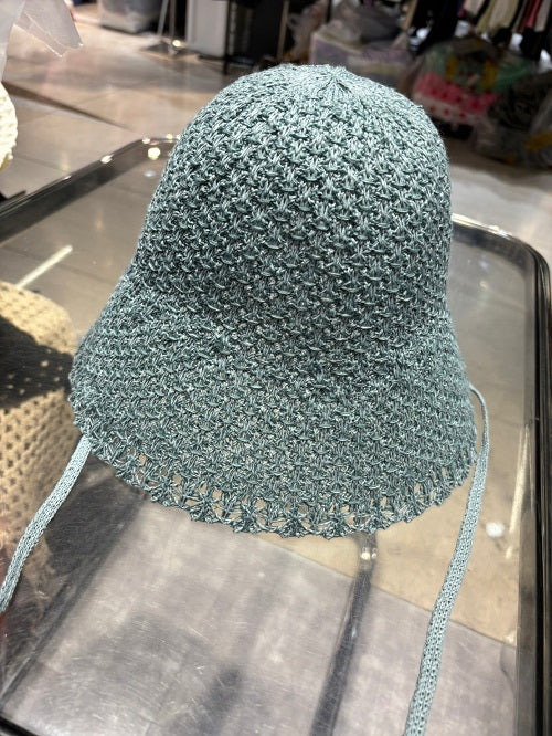 3D209 編織紋後切口漁夫帽