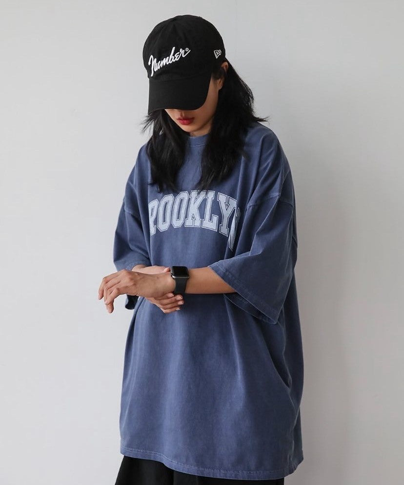 TS1739 Brooklyn水洗寬T