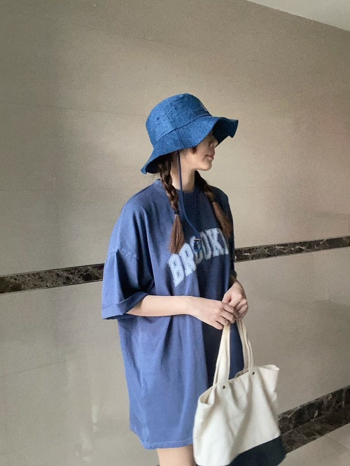 TS1739 Brooklyn水洗寬T