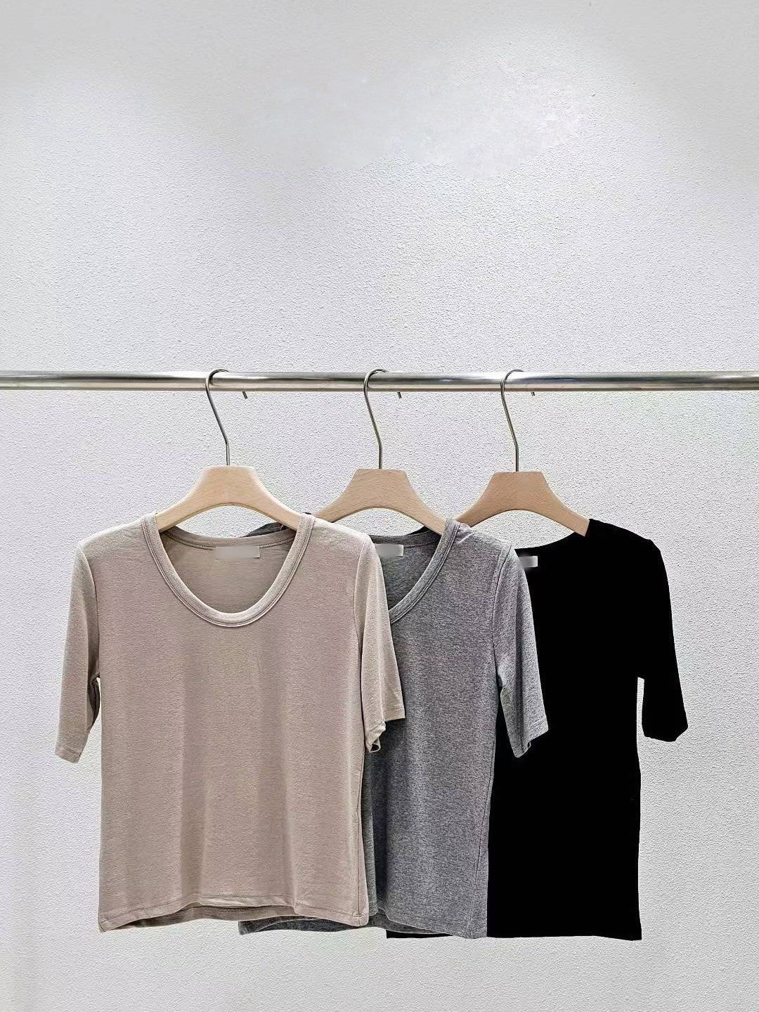 9D109 細帶圈圈背心+棉短T