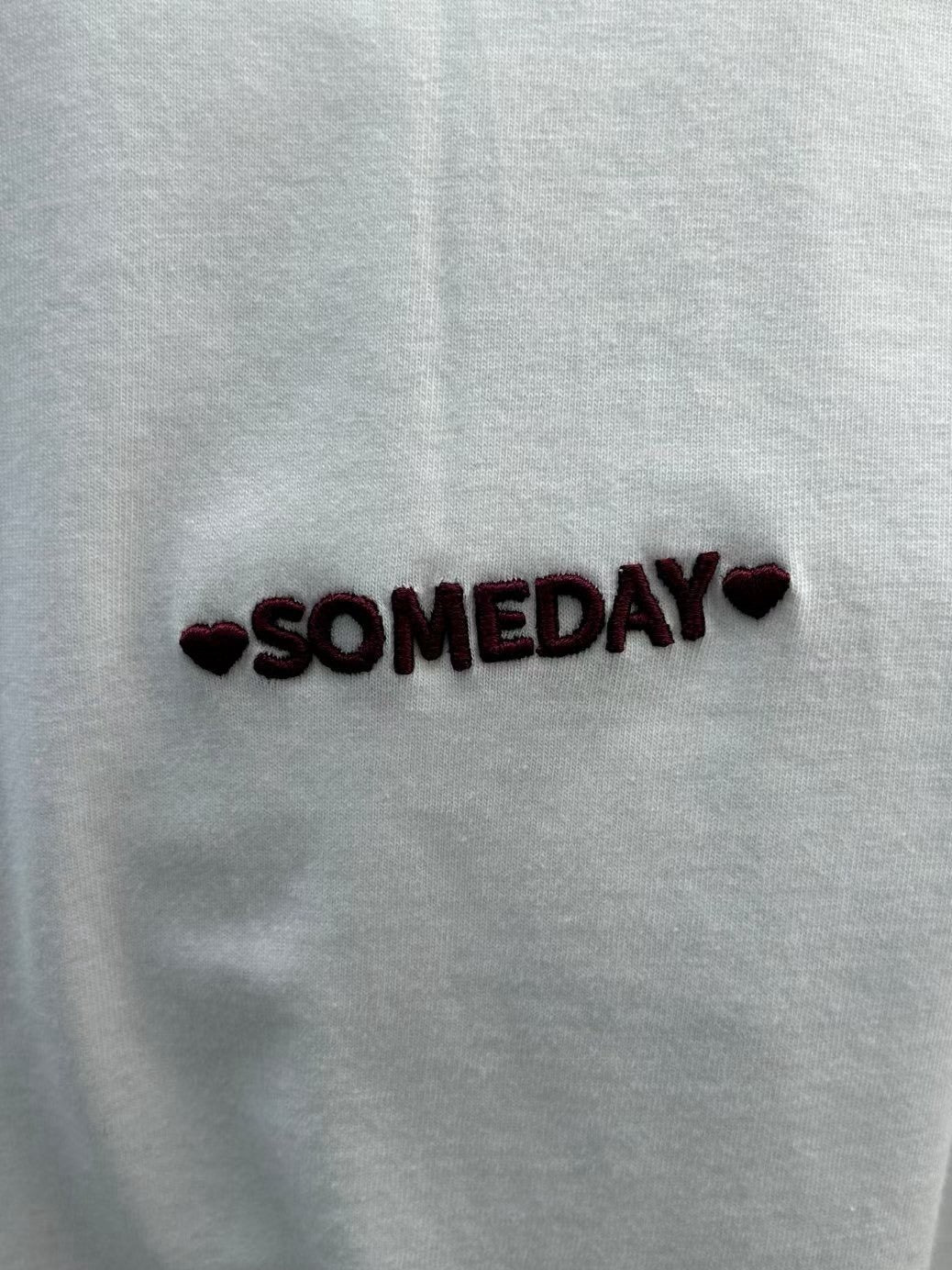 TS1018 someday合版棉短T