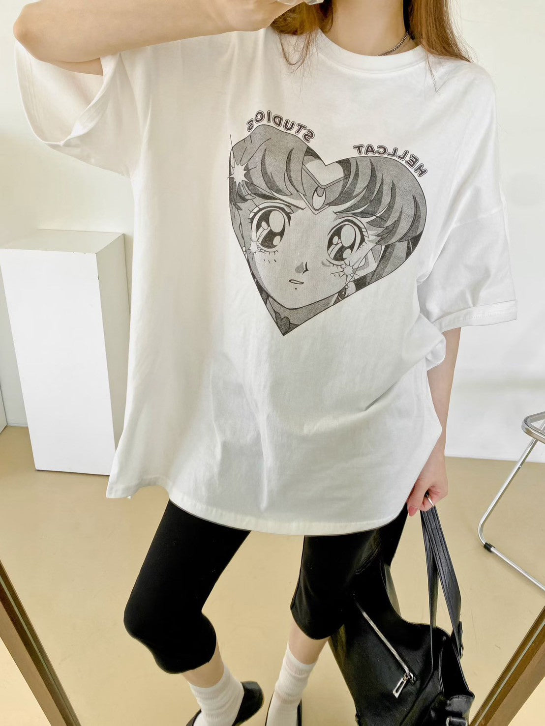4D204 美少女戰士水洗長版T