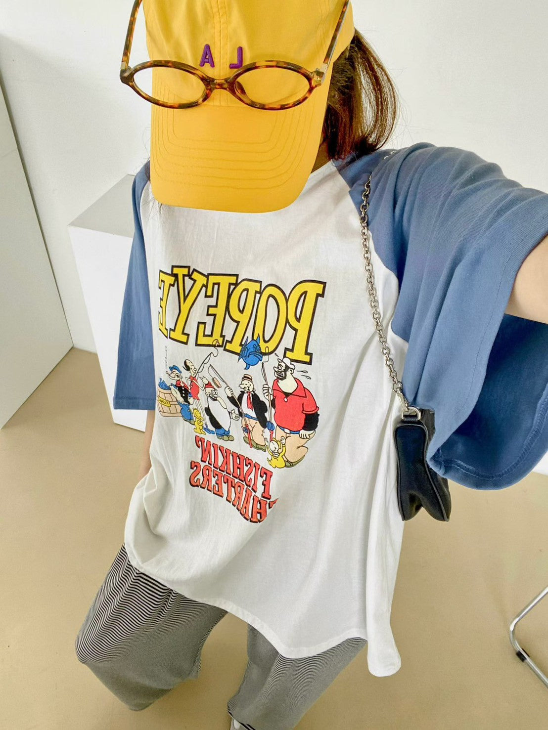 4D217 接袖普派長版T