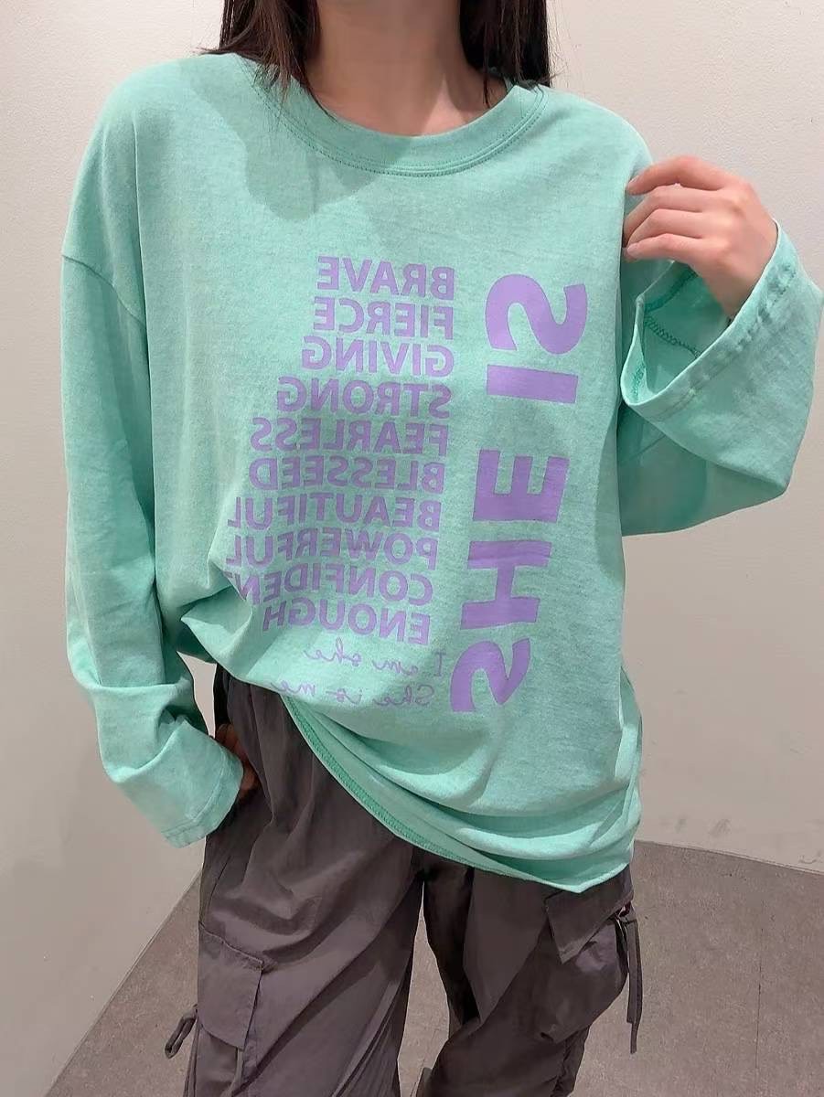 9B205 SHE IS長版T