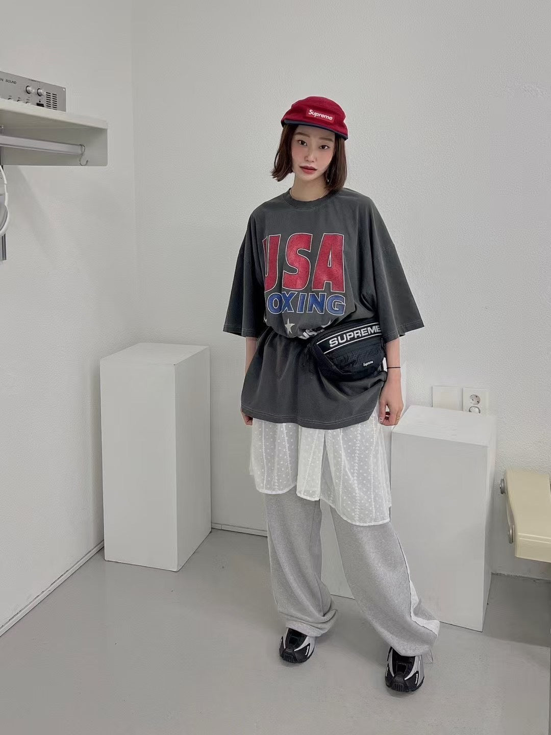 TS1762 USA水洗寬T