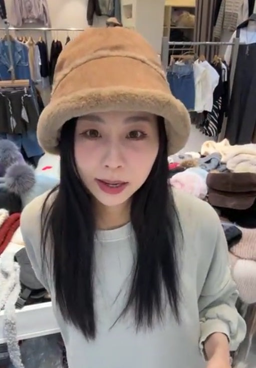 1C201 兩面戴麂皮內刷毛漁夫帽