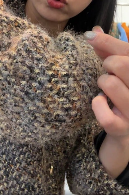 10A205 混色小香軟呢外套