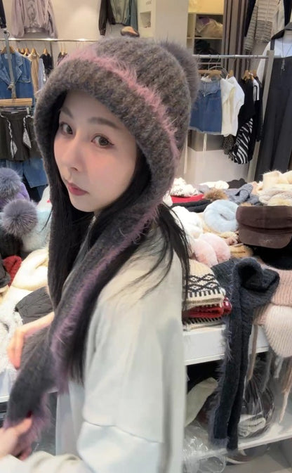 1C205 毛球巴拉克拉法帽