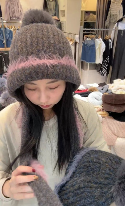 1C205 毛球巴拉克拉法帽