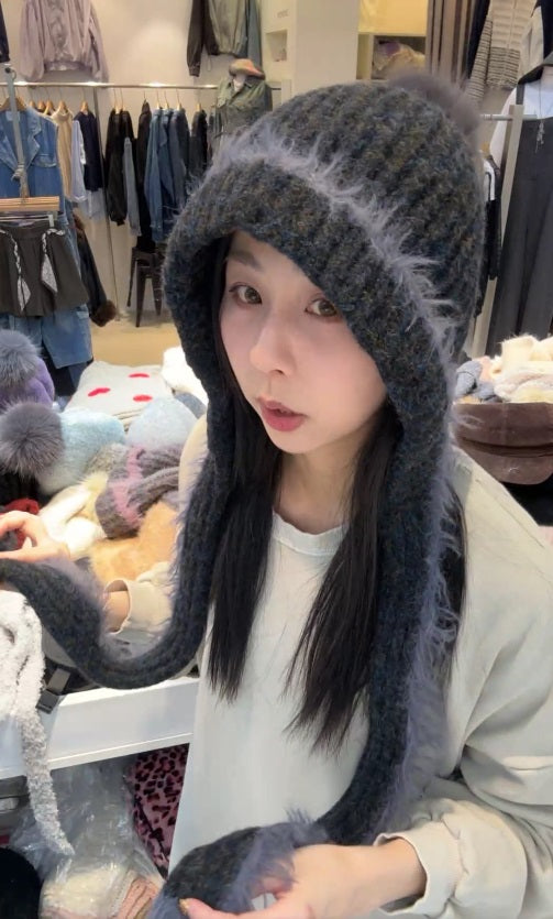 1C205 毛球巴拉克拉法帽