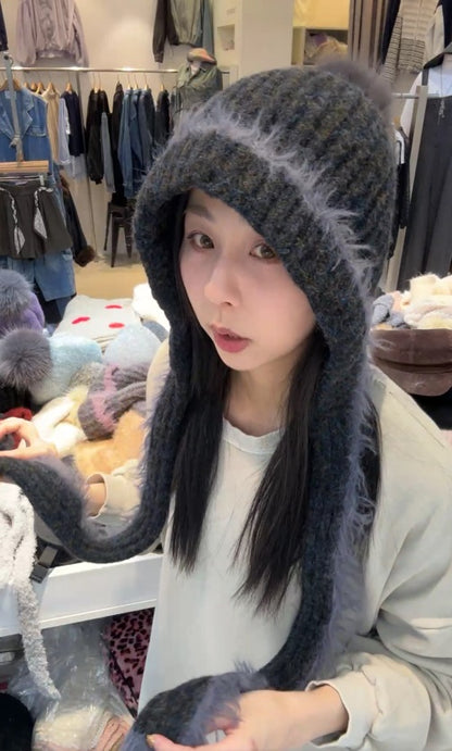 1C205 毛球巴拉克拉法帽