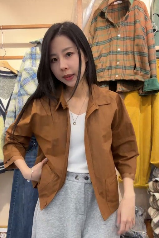 10A210 雙層袖口袋挺料襯衫