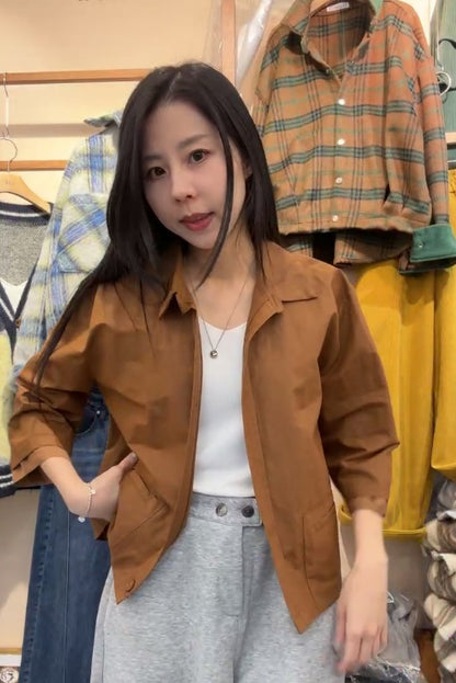 10A210 雙層袖口袋挺料襯衫