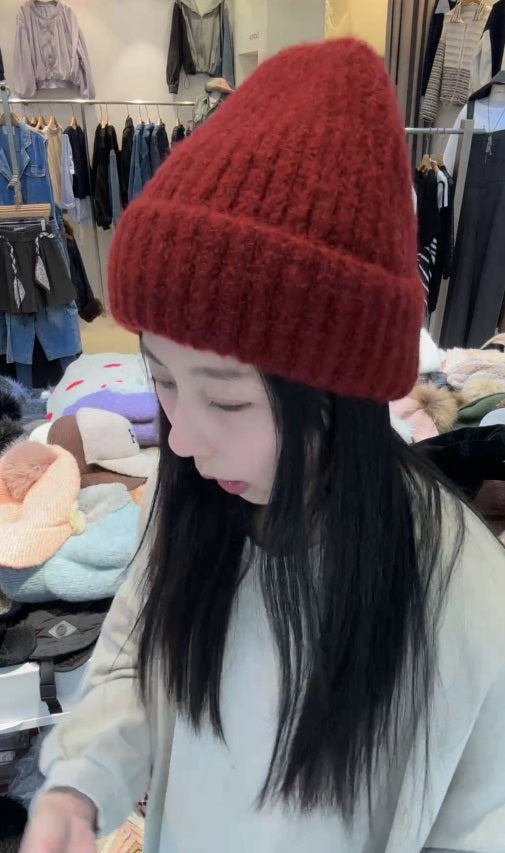 1C212 反摺羅紋毛帽