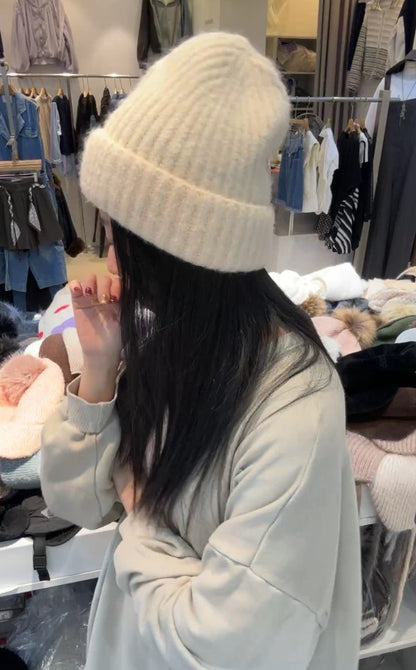 1C212 反摺羅紋毛帽