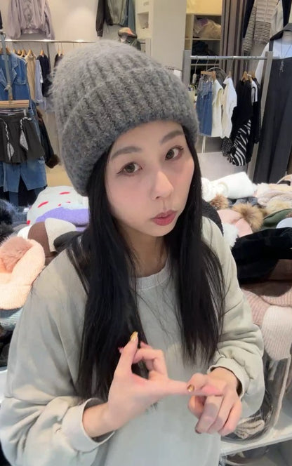 1C212 反摺羅紋毛帽