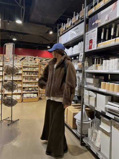 KL1046 絨面魚尾長裙