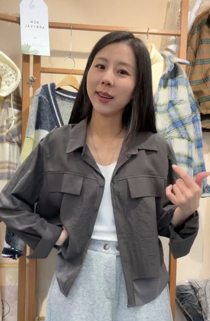 10A212 雙層異材質襯衫