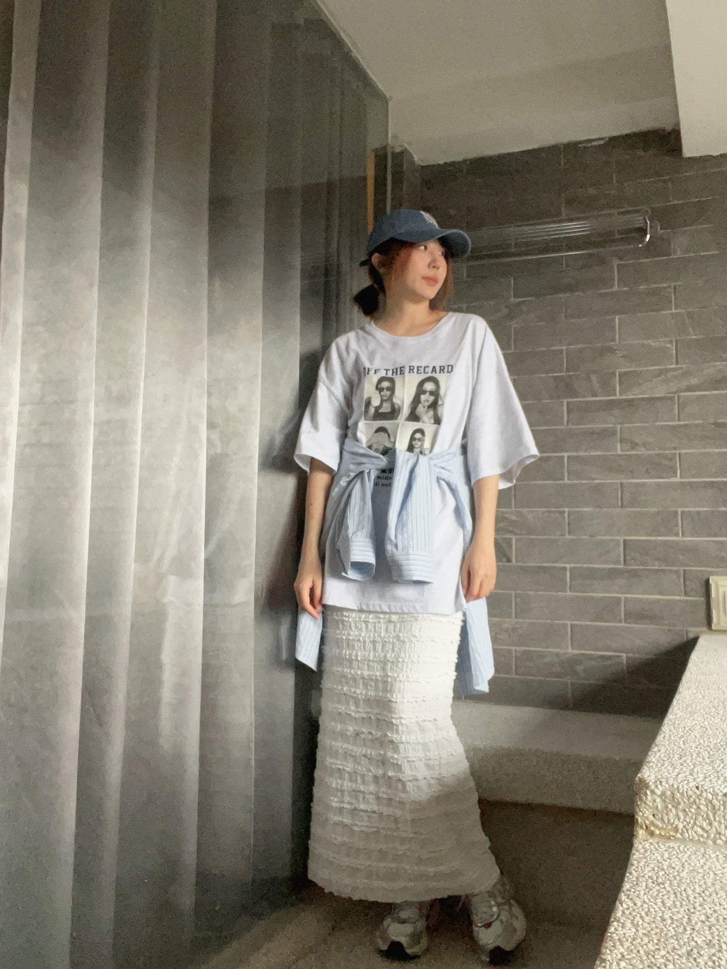 TS1770 四格照片長版短T
