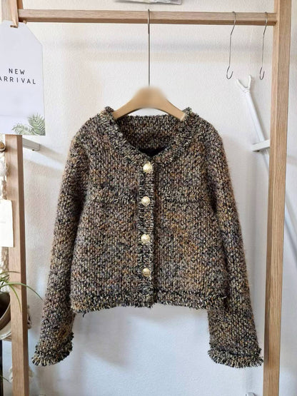 10A205 混色小香軟呢外套