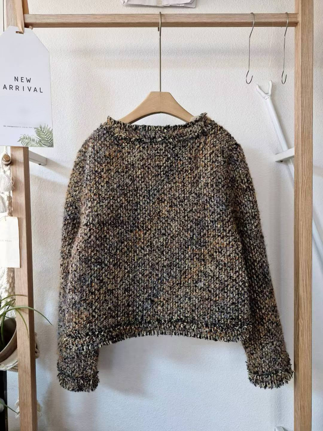 10A205 混色小香軟呢外套