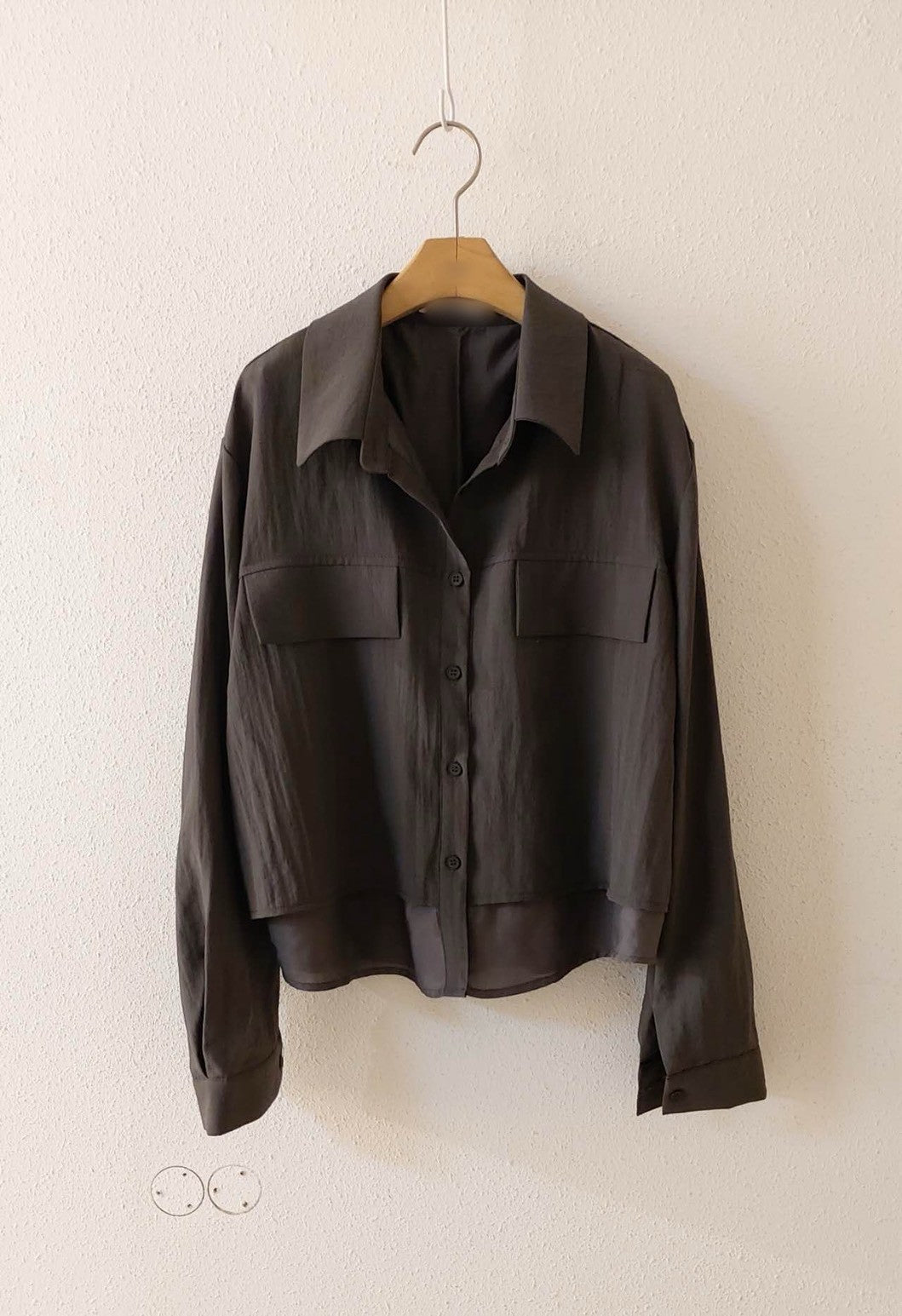 10A212 雙層異材質襯衫