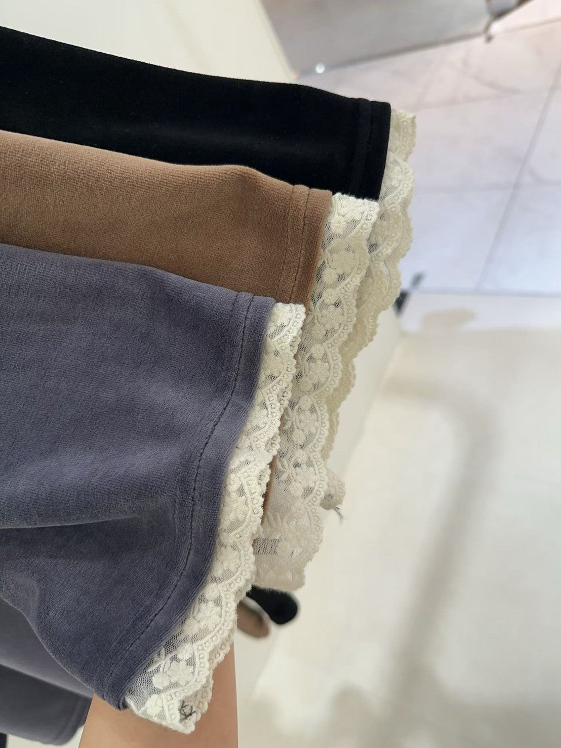 10B207 GIRLS粉紅豹紋絨面短袖上衣