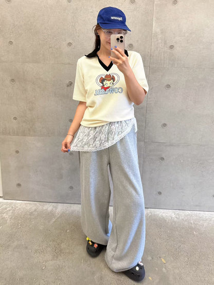 10B216 貝蒂領子短袖上衣