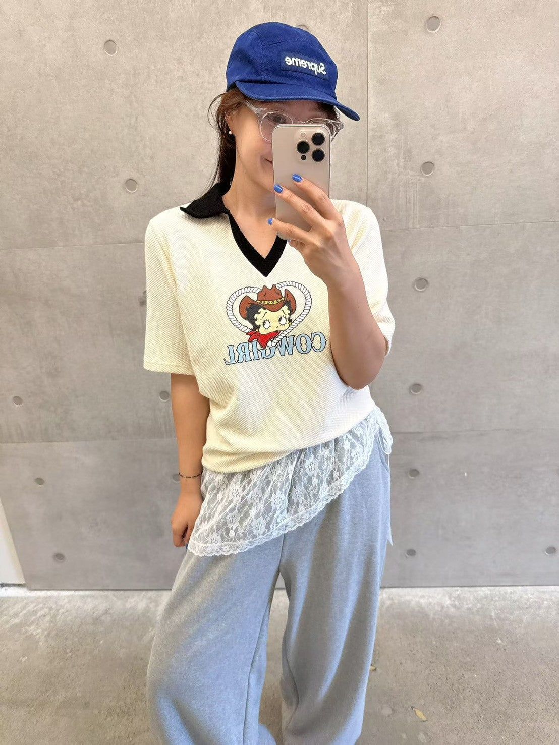 10B216 貝蒂領子短袖上衣