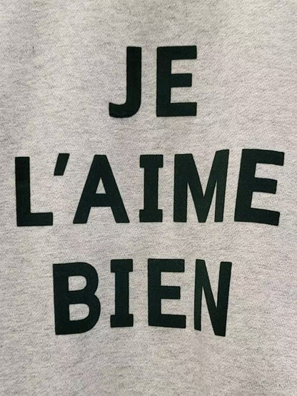 10C105 Je laime bien短版衛衣