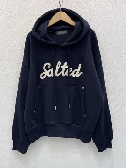 10C103 草寫字母連帽衛衣