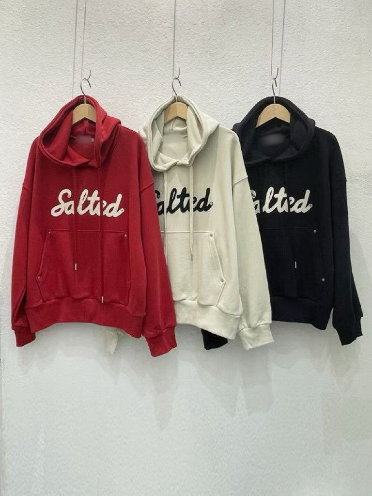 10C103 草寫字母連帽衛衣