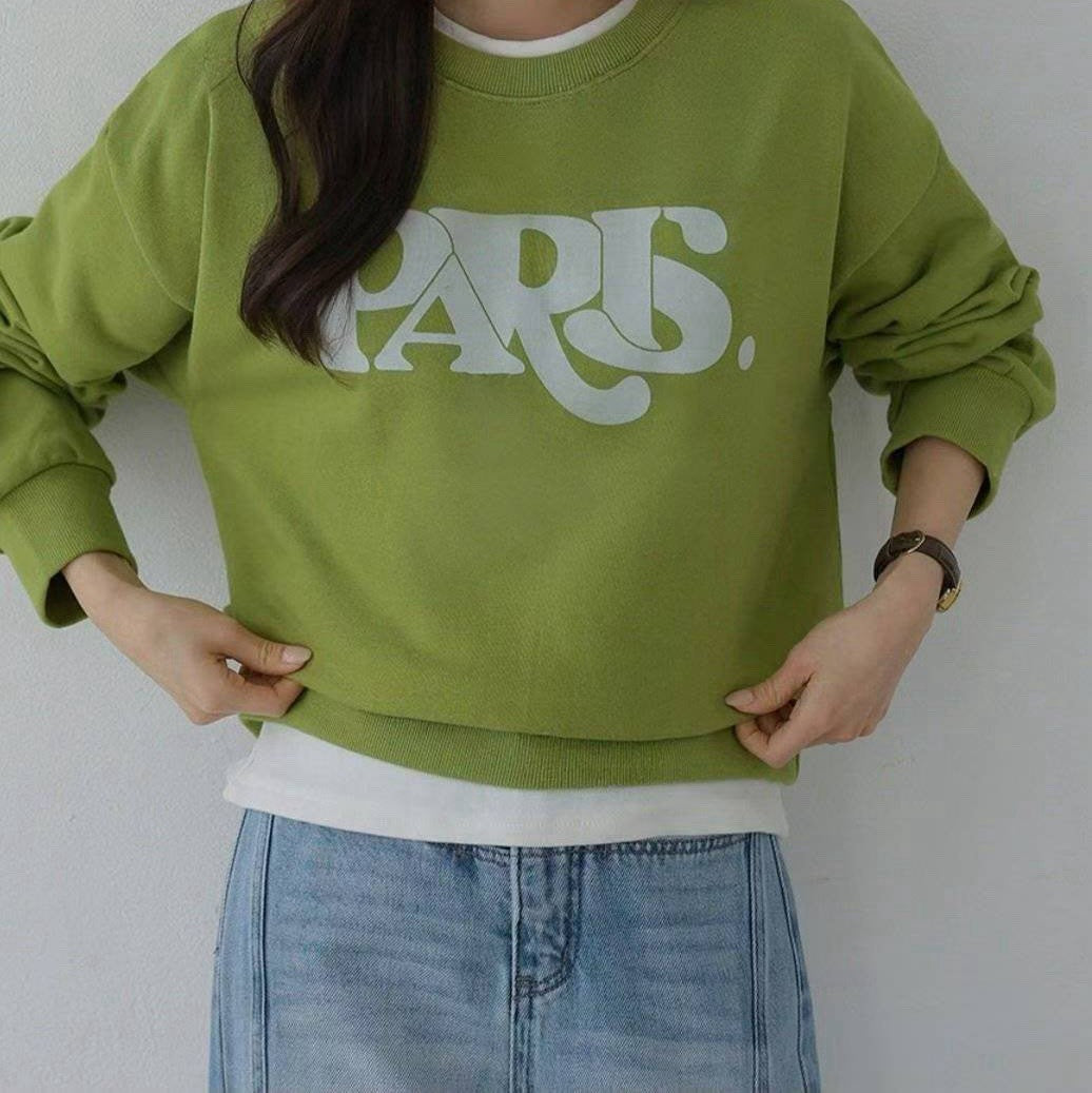 10C109 paris短版衛衣