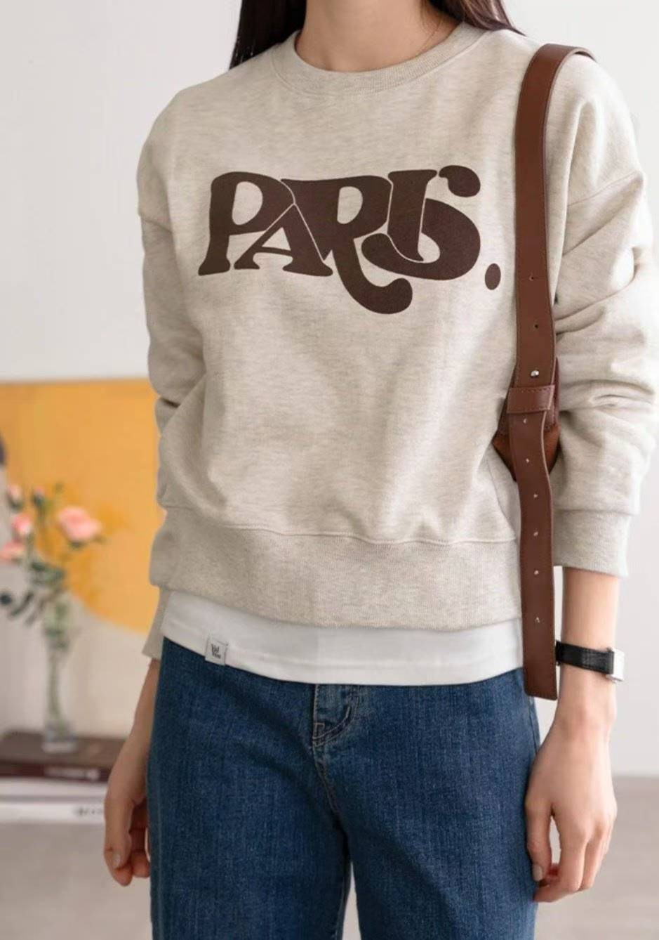 10C109 paris短版衛衣