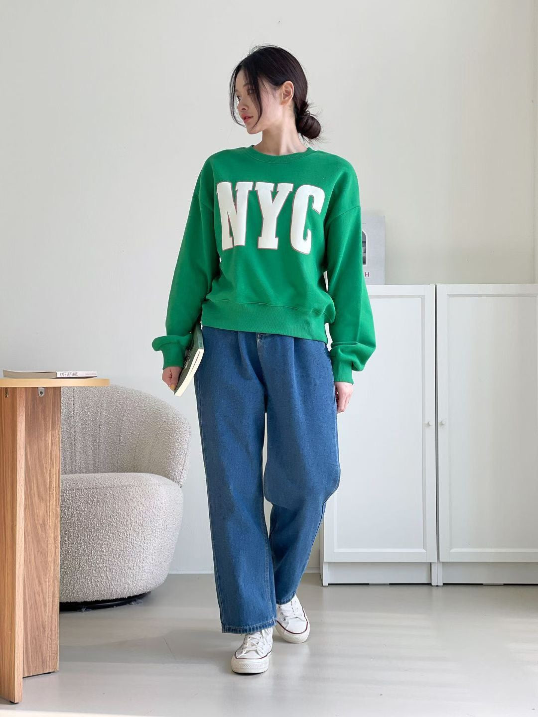 10C111 NYC短版衛衣