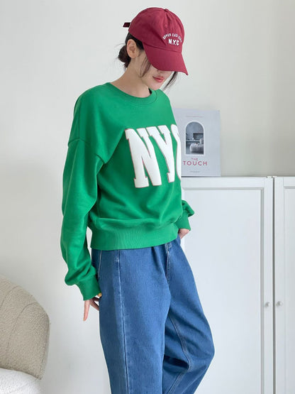 10C111 NYC短版衛衣