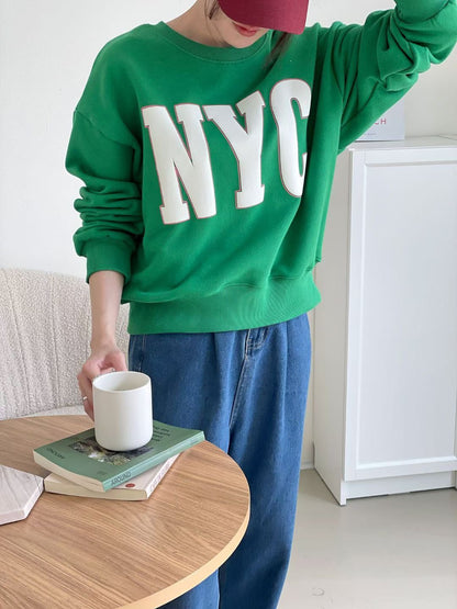 10C111 NYC短版衛衣