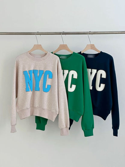 10C111 NYC短版衛衣