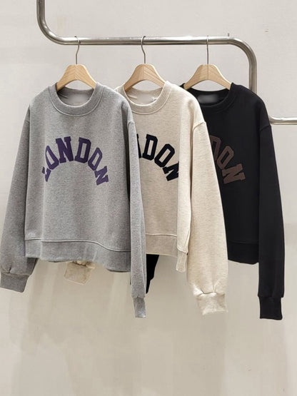 10C112 LONDN短版衛衣(內磨毛)