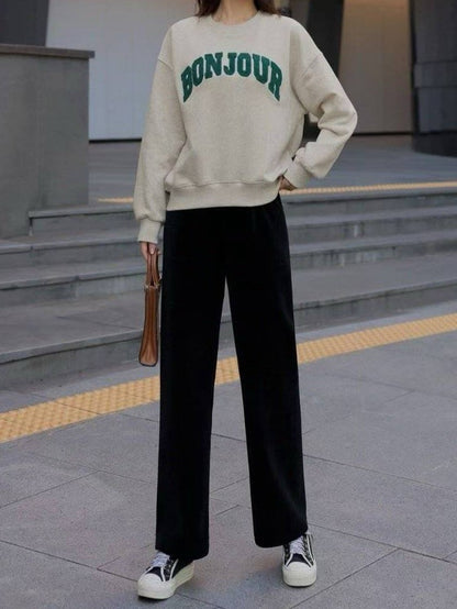 10C106 毛毛bonjour長袖衛衣