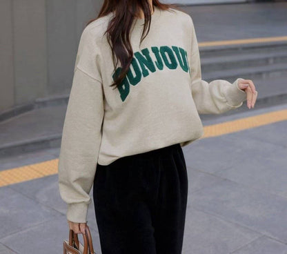 10C106 毛毛bonjour長袖衛衣