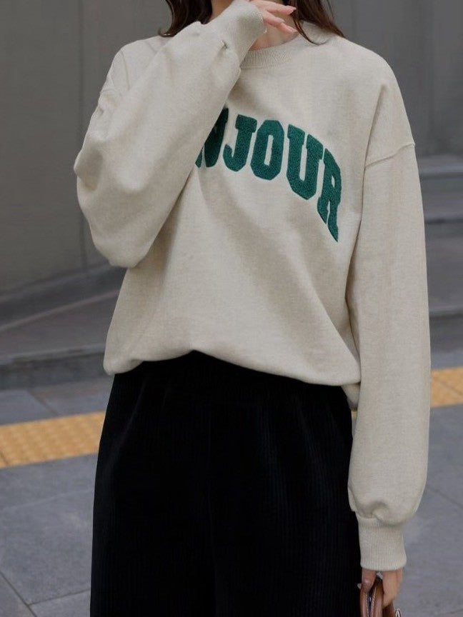 10C106 毛毛bonjour長袖衛衣