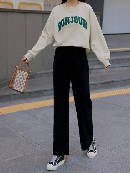 10C106 毛毛bonjour長袖衛衣