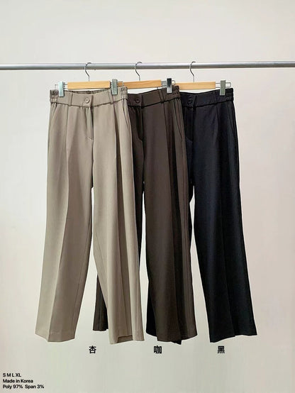 10D208 單扣打折西裝中寬褲