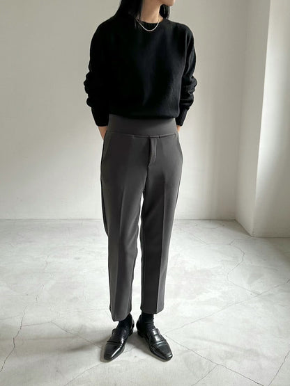 10D202 收腹款彈性小直筒西裝褲