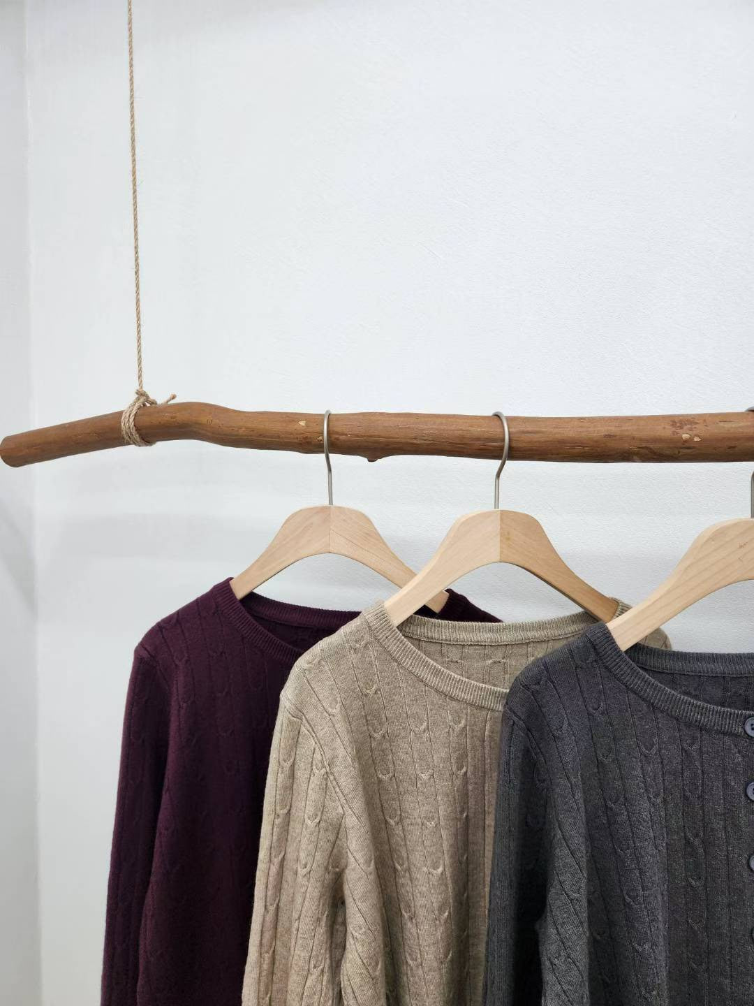 10C204 麻花短版針織外套