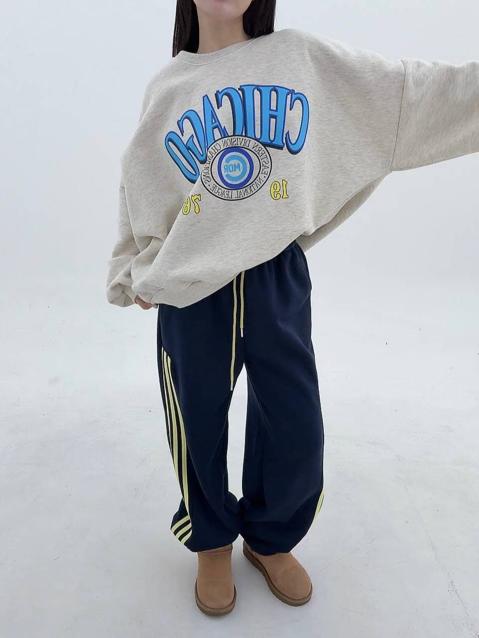 12A105 CHICAGO大學T(內磨毛)