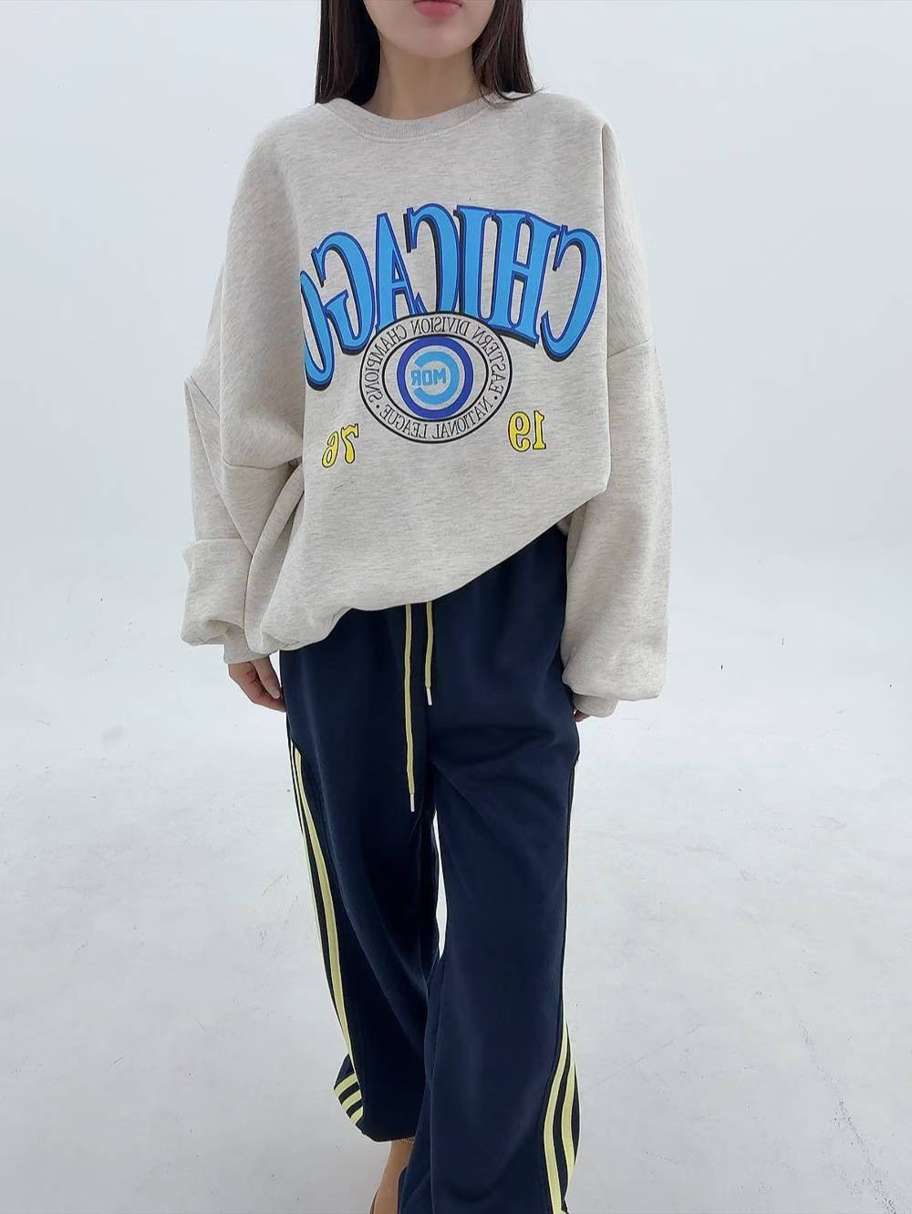 12A105 CHICAGO大學T(內磨毛)