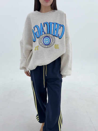 12A105 CHICAGO大學T(內磨毛)